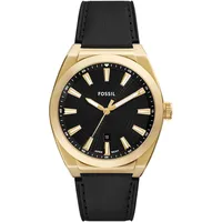 Fossil "EVERETT", schwarz (schwarz, schwarz, goldfarben), Armbanduhren, Kinder, Quarzuhr,