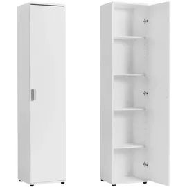 home collective Mehrzweckschrank Weiß | Weiß