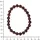 Ostsee-Schmuck Armband Kugel 10 mm braun 19 cm