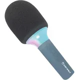 KIDYWOLF - Mikrofon Bluetooth mit Licht blau