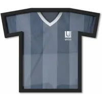 Umbra T-Frame Trikotrahmen - Bilderrahmen für T-Shirts und Fußballtrikots für Erwachsene bis Größe XXL, Mittel, Schwarz,