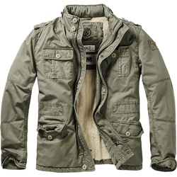 Brandit Britannia Winter Jacke, grün, Größe 3XL für Männer