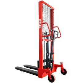 Stier Hydraulik-Stapler Stahl 1600 mm mehrfarbig