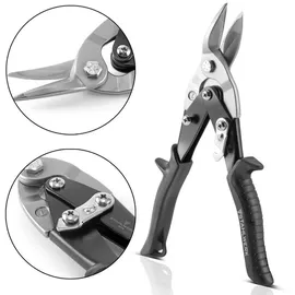 STAHLWERK Profi-Blechschere linksschneidend aus Chrom-Vanadium Stahl