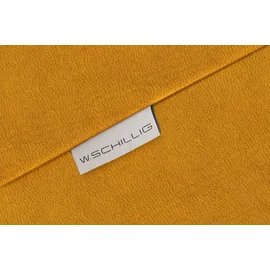 W.Schillig Eckcouch Leder 2-Sitzer Gelb