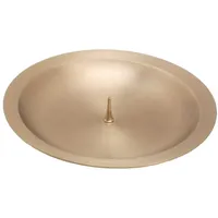 Nklaus Kerzenteller Ø 10cm Messing Gold
