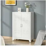 Homcom Aktenschrank 75 x 33 x 110 cm Weiß