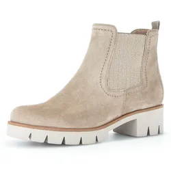Chelseaboots, Blockabsatz, Stiefelette mit Best Fitting Ausstattung, Gr. 39, hellgrau, , 21233511-39