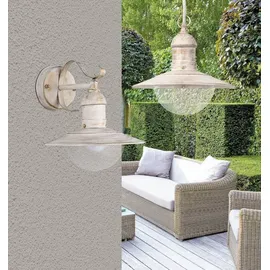 Rabalux Außenwandleuchte Metall 28 x 24 x 28 cm 1xE27/60W weiß