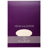 G.LALO Fotoalbum 5x Block Vélin pur Coton 50% Hadern A5, 40 Blatt, 125g Creme 11000L, LALO