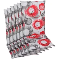 GO-DE Hochlehnerauflage GO-DE, rot, B:50cm H:6cm T:120cm, Baumwolle, Polyester,