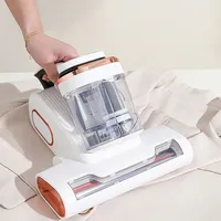 MODFU Handstaubsauger,Milben Handstaubsauger,13.000Pa, Milbensauger,entfernt 99,9% Aller Milben,UV-C-Licht, Geeignet für Matratze Sofa Bett - Weiß