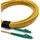 Elfcam Elfcam® - 30m LWL Glasfaserkabel LC/APC auf LC/APC Stecker, Kompatibel mit Deutscher Telekom, Simplex 9/125μm Patchkabel, Lichtwellenleiter LSZH, Gelb, (30M)