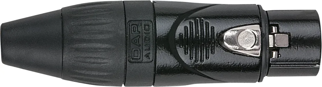 DAP XLR 3P X-type female Schwarze Kappe