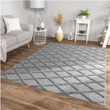 TT Home, Teppich, Wohnzimmer Teppich Esszimmer Kurzflor Skandinavisch (340 x 230 cm)
