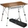 Tectake Campingtisch Klapptisch 90 x 52 x 47 cm Braun