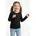 ONLY ONLY Mädchen Kognew L/S Tee Jrs Noos Langarmshirt Schwarz 158-164 EU 158-164