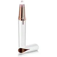 Augenbrauen Trimmer für Frauen, Gesichtshaarentferner für Frauen, Schmerzfreie Gesichtsrasierer Elektrorasierer Trimmer für Damen, für Körper Gesichtshaare Lippen Kinn (Weiß)