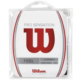 Wilson Griffband, Pro Overgrip Sensation, Unisex, Schwarz, 12 Stück, WRZ4011BK