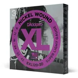 D'Addario EXL120-3D Nickel Wound Electric Guitar Strings, Super Light, 9-42, 3 Sets