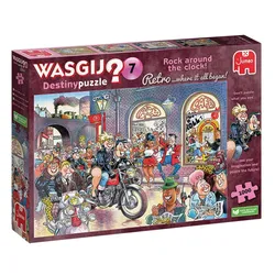 Jumbo Spiele - Wasgij Retro Destiny 7 Rock around the Clock! 1000 Teile Puzzle