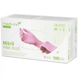 Medi-Inn Nitril Pink Plus Einmalhandschuhe 10x100 St Verband