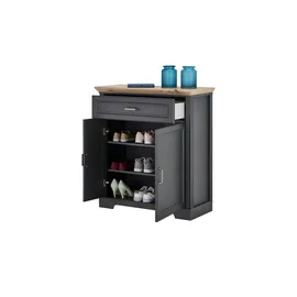 Stella Trading JASMIN 93 x 102 x 41 cm grau / graphit