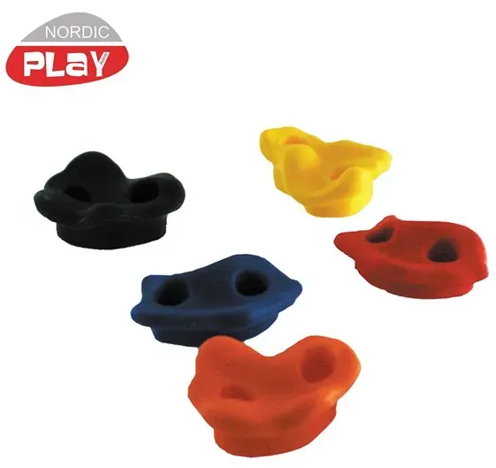 Climbing grips 5 pcs. incl. screws plastic
