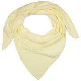 Stylebreaker Dreieckstuch Musselin gelb onesize