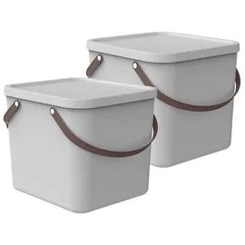Rotho Aufbewahrungsbox 40 l 2-tlg. weiß