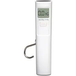 Worldpack Kofferwaage Digital mit Haken weiß