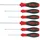 Wiha Schraubendreher Set SoftFinish 311 K6 6-tlg. PH/PZ