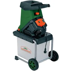 Häcksler 3100W mit Sammelbeutel 50L