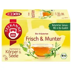 TEEKANNE Frisch & Munter Bio-Tee 18 Portionen