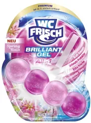 WC Frisch WC Reiniger Brilliant Gel  1 Packung = 1 Stück, Spring Rain