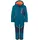 TROLLKIDS Isfjord XT Skijacke Madeira Blue/Deep Orange 134