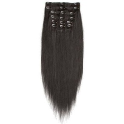 Fashiongirl Clip-in Extensions #27/613 Hellblond Mix - 65 cm #1B Tiefschwarz 