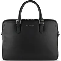 Bugatti Bella Aktentasche Leder 38 cm Laptopfach schwarz