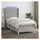 vidaXL Boxspringbett 100 x 200 cm Hellgrau