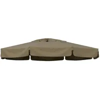 SUN GARDEN Ersatzbezug Easy Sun Polypropylen 350 cm Taupe