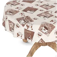 ANRO Wachstuchtischdecke Wachstischdecke Tischdecke abwaschbar Gartentischdecke Wachstuch Eckig rund