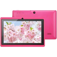 7 Zoll Kinder Tablet Android 4.4 Tablet PC mit Dual-Kameras 1G+8 G Quad Core WiFi Tablet PC Pad für Kinder, Rose