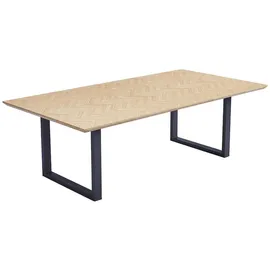 Home Deluxe Avencia 240 x 76 x 120 cm Fishbone Oak