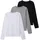 two soon 3er-Pack T-Shirt in Grey Melange | Gr.: 134/140