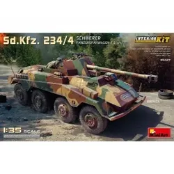 1:35 Sd.Kfz 234/4 Panzerspähwag mit Interieur