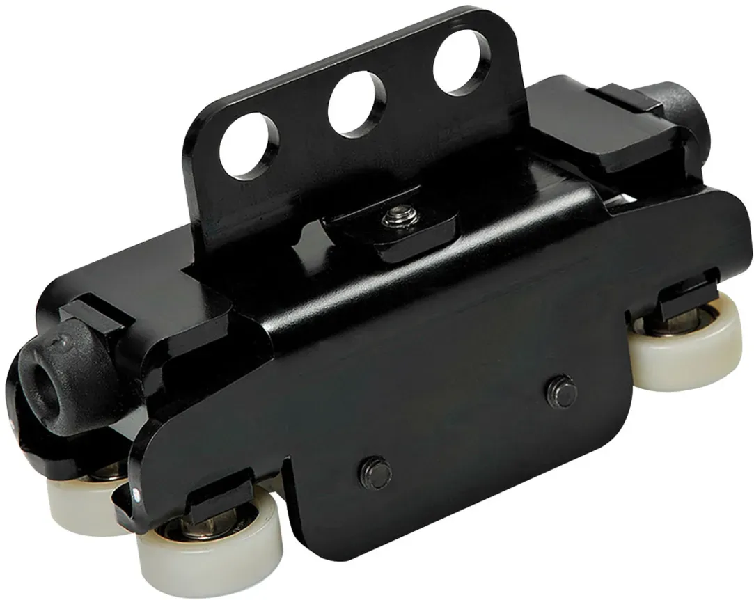 Wentex Eurotrack - Heavy Duty (HD) Runner, Black 4 x 4 Rollen