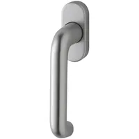 Erich Dieckmann GmbH edi DK-Fenstergriff Janus 1013/1000 mit ovaler Rosette,VK7x35 Edelstahl matt
