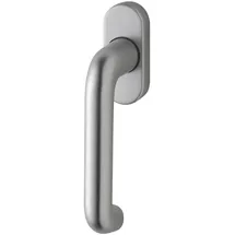 Erich Dieckmann GmbH edi DK-Fenstergriff Janus 1013/1000 mit ovaler Rosette,VK7x35 Edelstahl matt