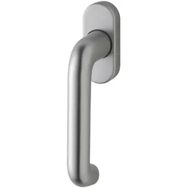 Erich Dieckmann GmbH edi DK-Fenstergriff Janus 1013/1000 mit ovaler Rosette,VK7x35 Edelstahl matt