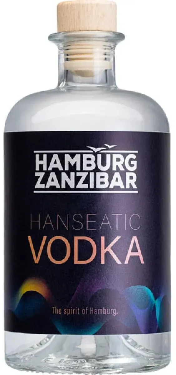 Hamburg Zanzibar Hanseatic Vodka 40% vol. 0,5 l